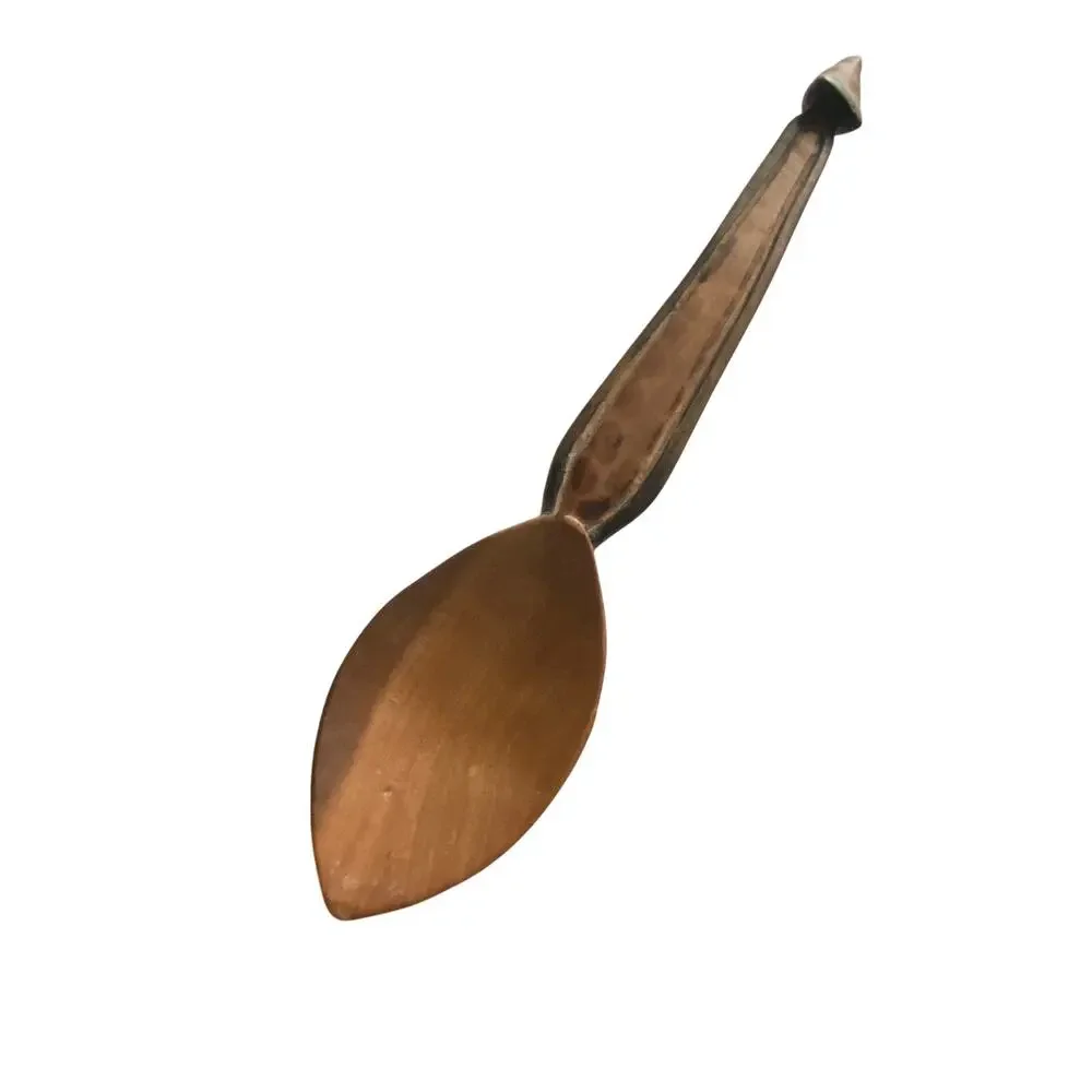 Vintage wooden spoon, hand carved giraffe 10.5 inches long